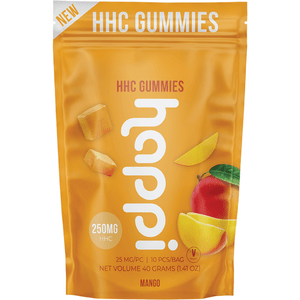 HAPPI HHC - MANGO GUMMIES - 250MG (10 COUNT)